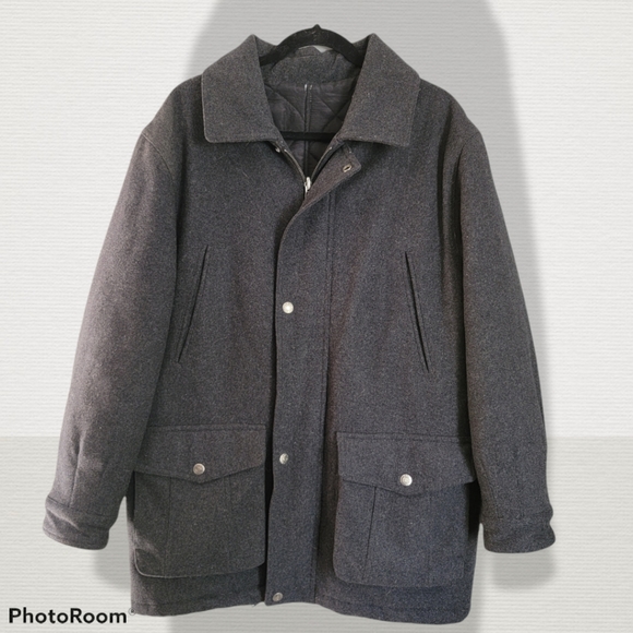 STO Susquehanna Trail Outfitters wool coat med.